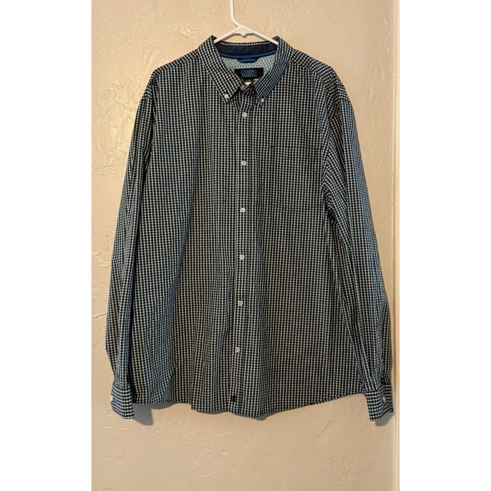 Cody James Core Shirt Men's Size XL Western Long Sleeve Button Blue Plaid